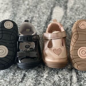 2-Pair Stride Rite Shoes Size 4